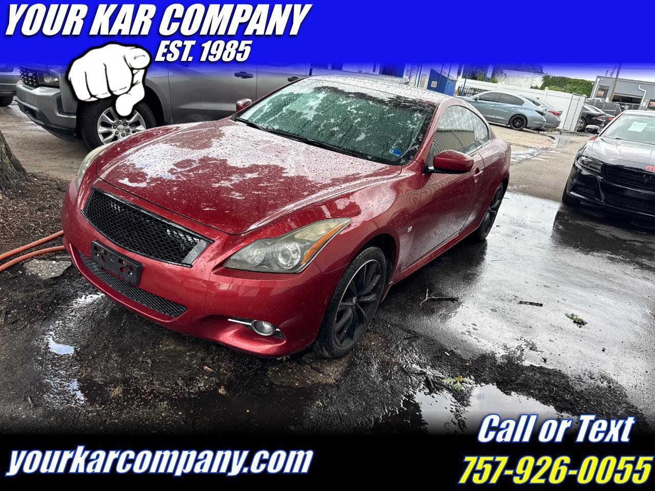 Infiniti Q60 Coupe 2dr Auto AWD 2015