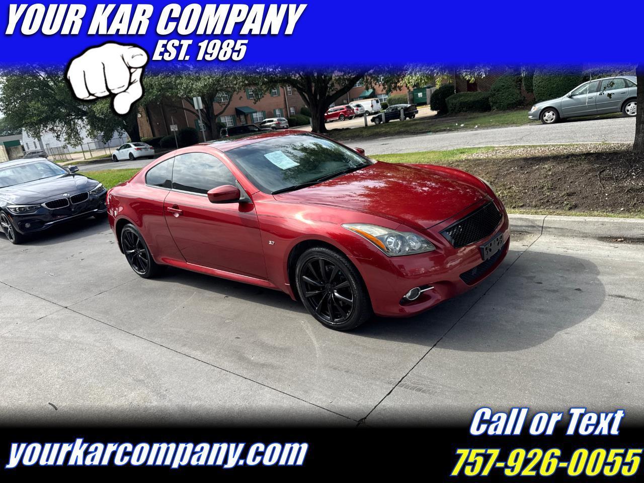Infiniti Q60 Coupe 2dr Auto AWD 2015