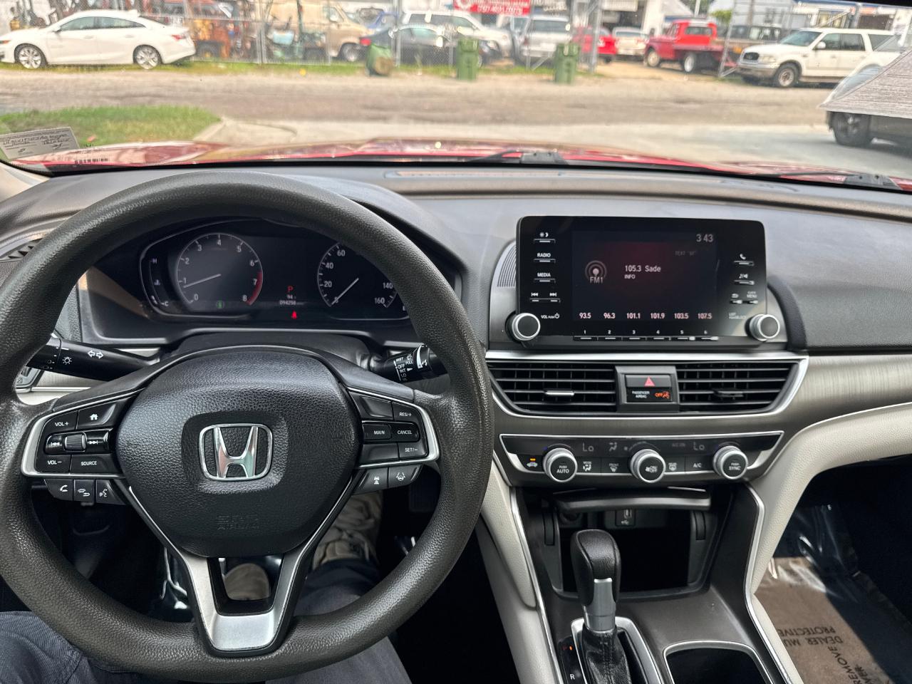 Honda Accord Sedan LX 1.5T CVT 2018