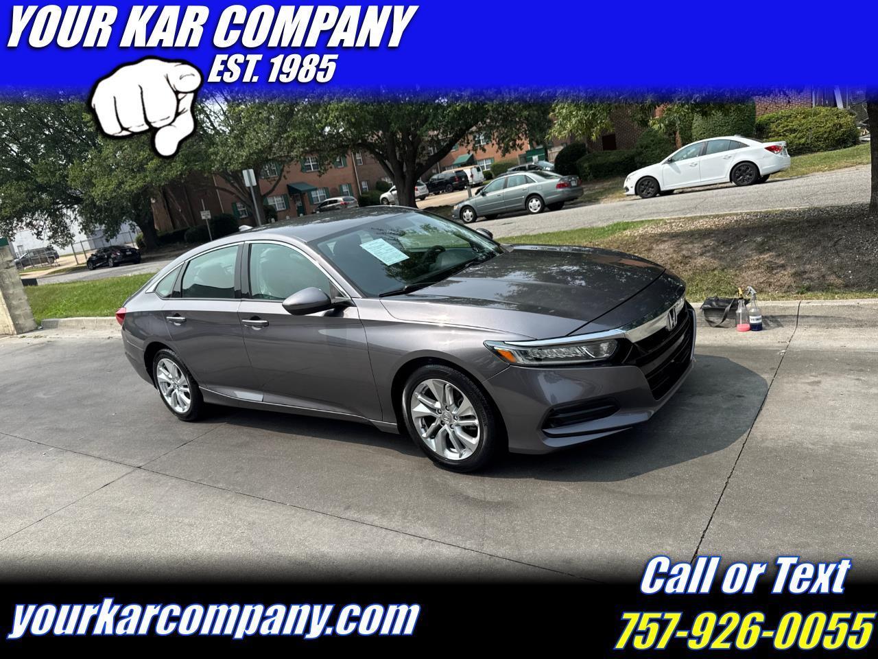Honda Accord Sedan LX 1.5T CVT 2018