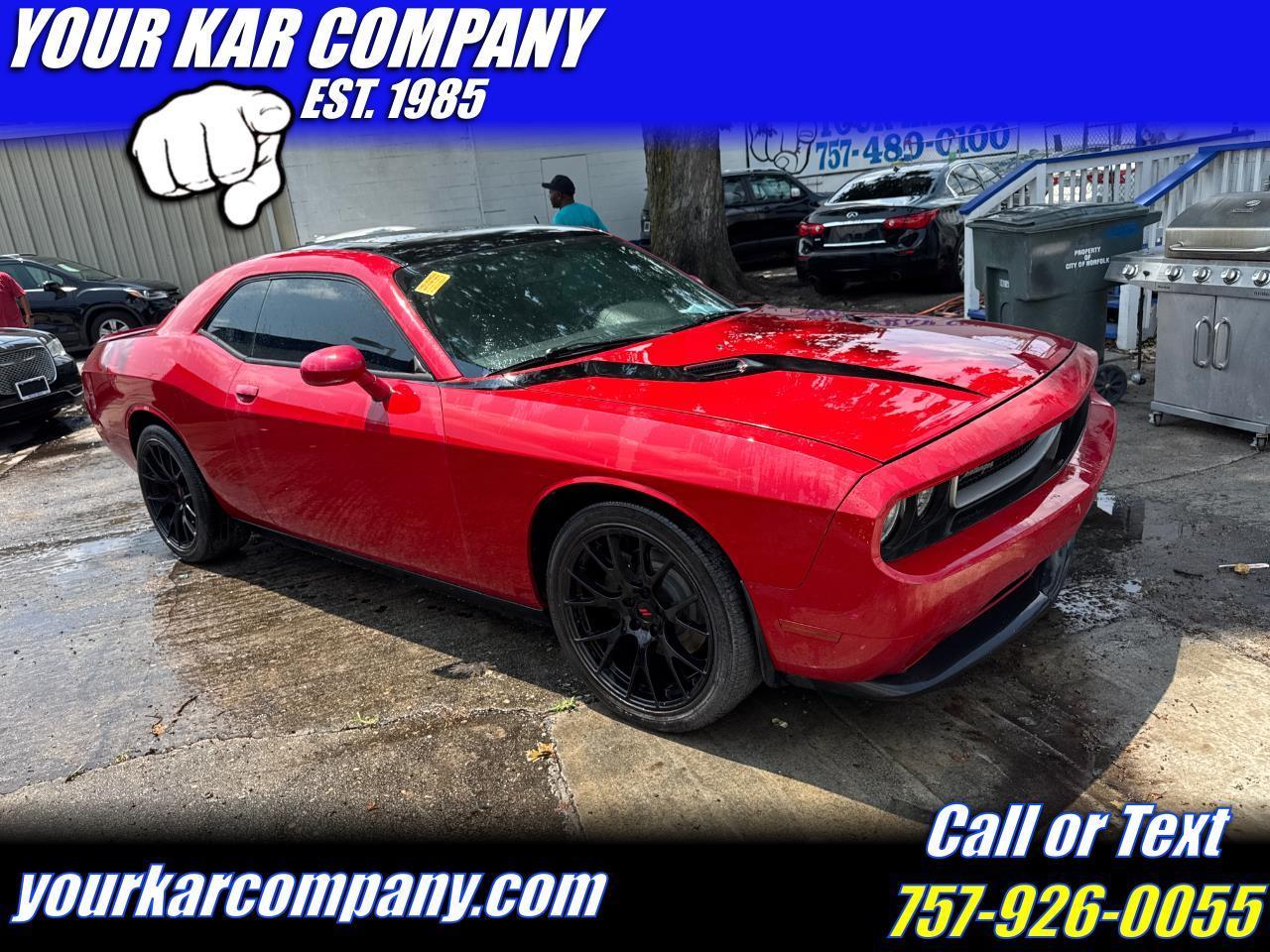 Dodge Challenger 2dr Cpe SXT Plus 2012