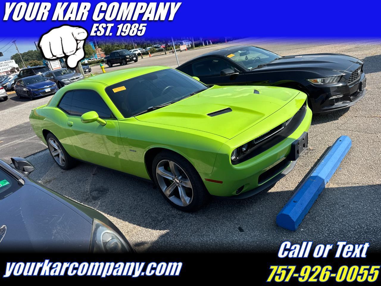 Dodge Challenger 2dr Cpe R/T 2015