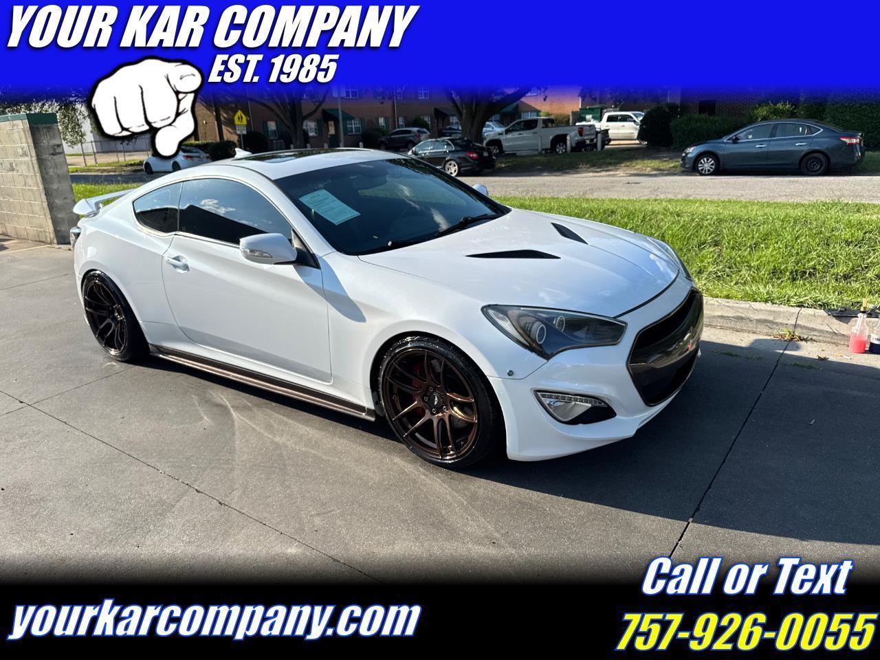 Hyundai Genesis Coupe 2dr 3.8L Auto Ultimate w/Black Seats 2016