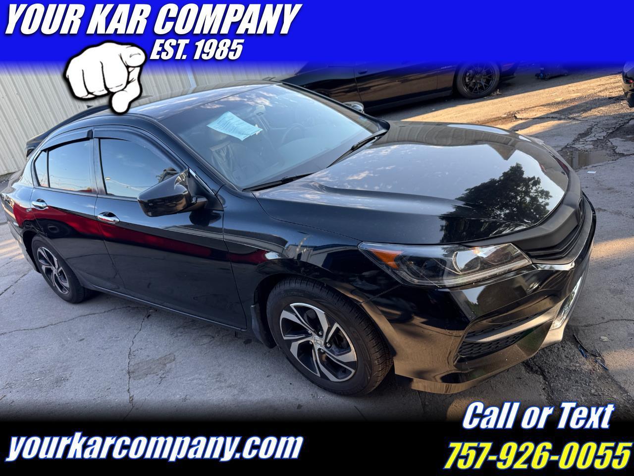Honda Accord Sedan LX CVT 2017