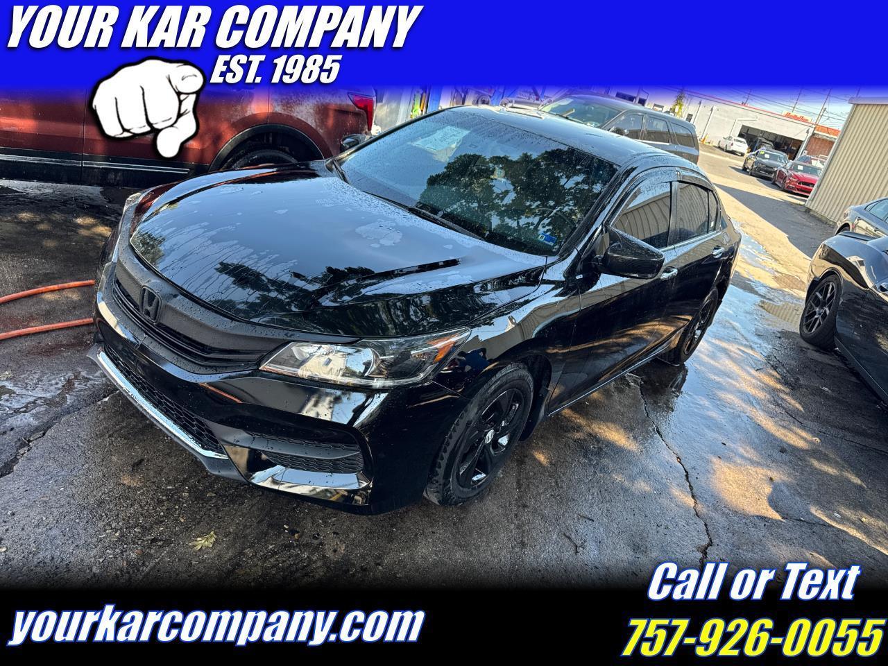 Honda Accord Sedan LX CVT 2017
