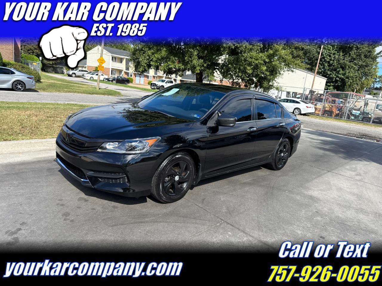 Honda Accord Sedan LX CVT 2017