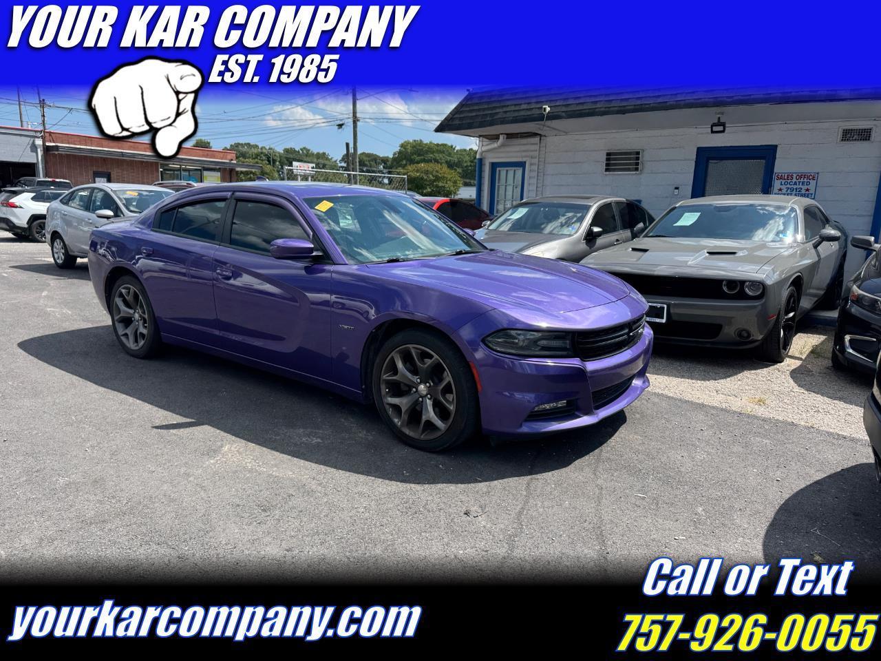 Dodge Charger 4dr Sdn R/T RWD 2016