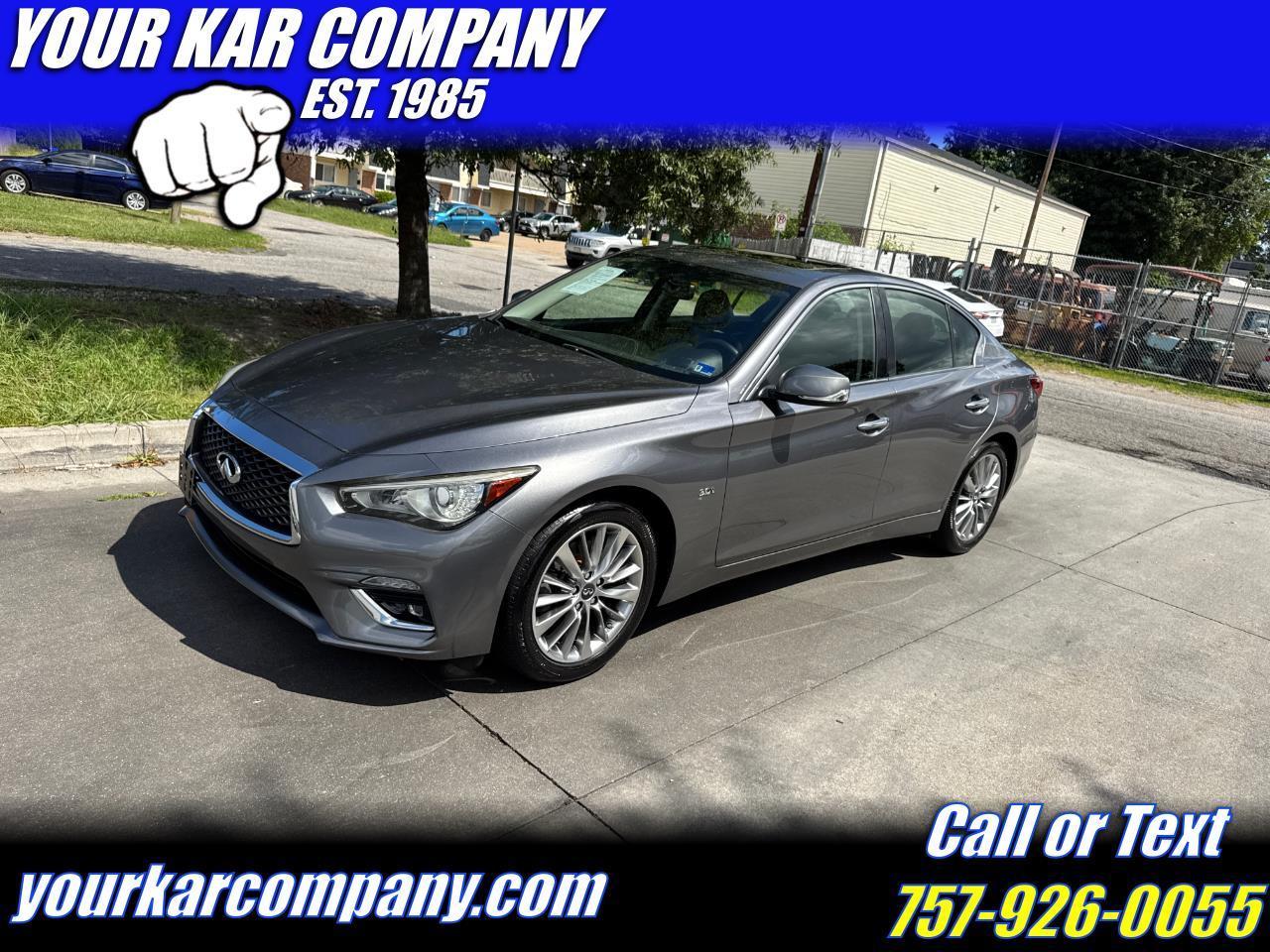 Infiniti Q50 3.0t LUXE AWD 2018