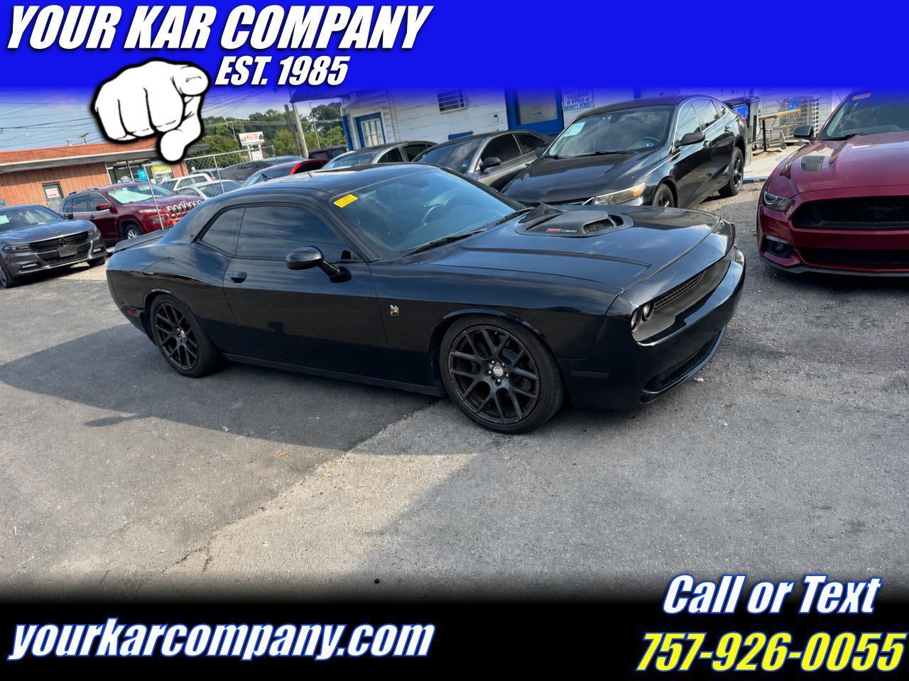Dodge Challenger 2dr Cpe 392 Hemi Scat Pack Shaker 2016