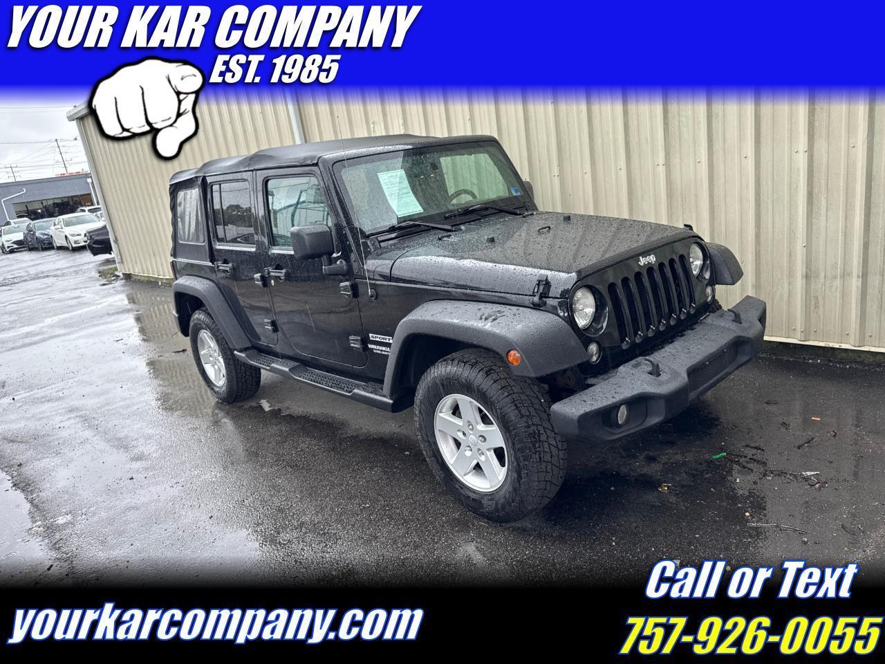 Jeep Wrangler Unlimited 4WD 4dr Sport 2014