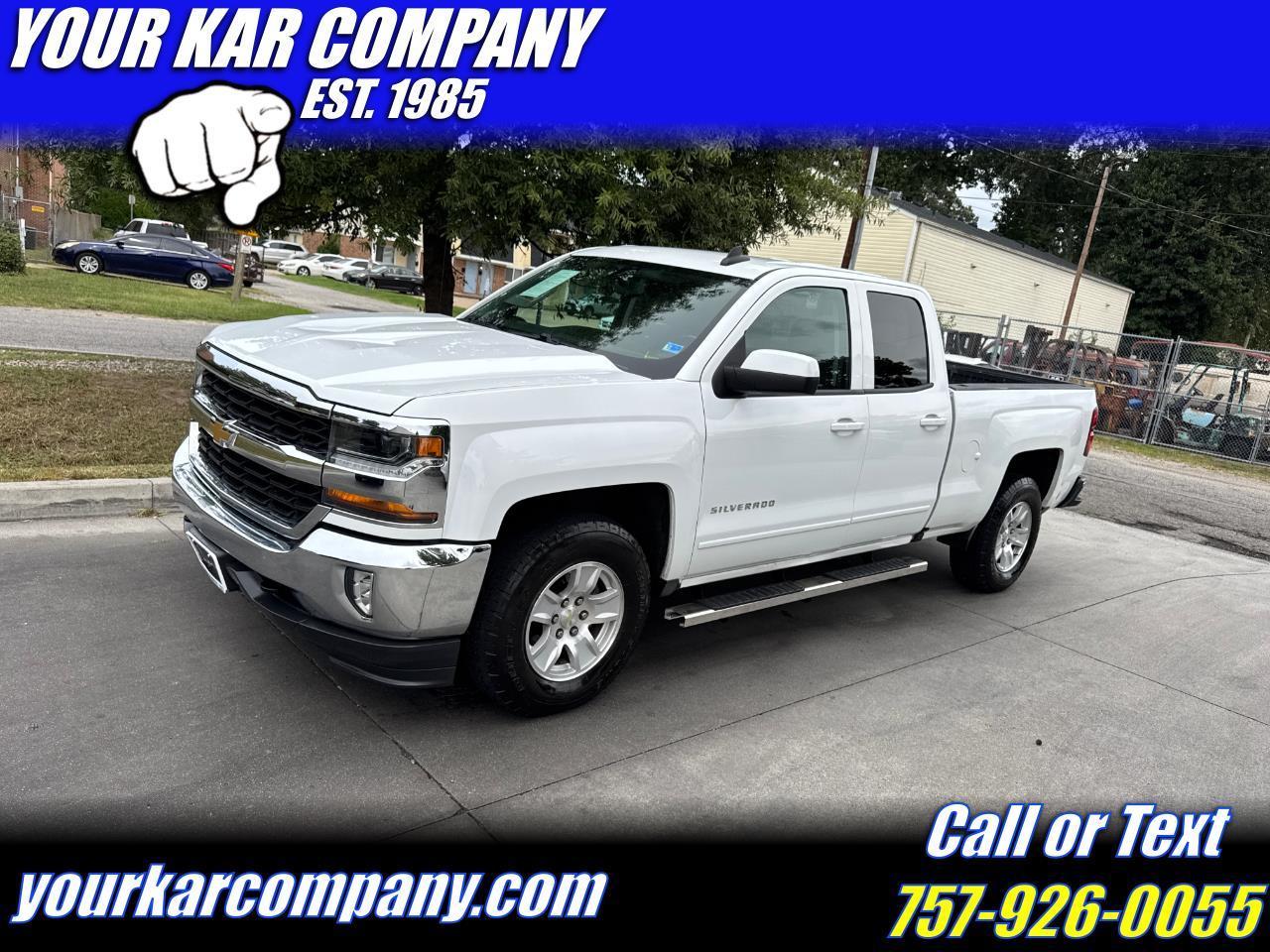 Chevrolet Silverado 1500 4WD Double Cab 143.5" LT w/1LT 2018
