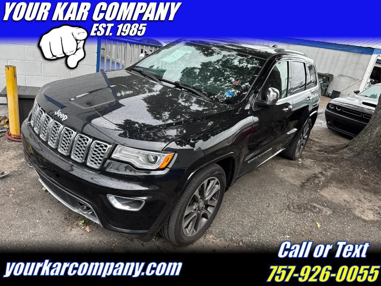 Jeep Grand Cherokee Overland 4x4 2018
