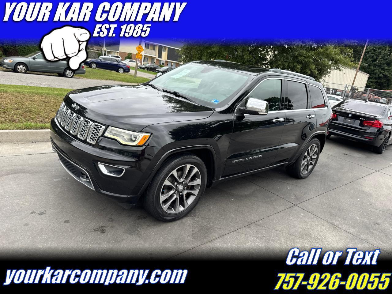 Jeep Grand Cherokee Overland 4x4 2018