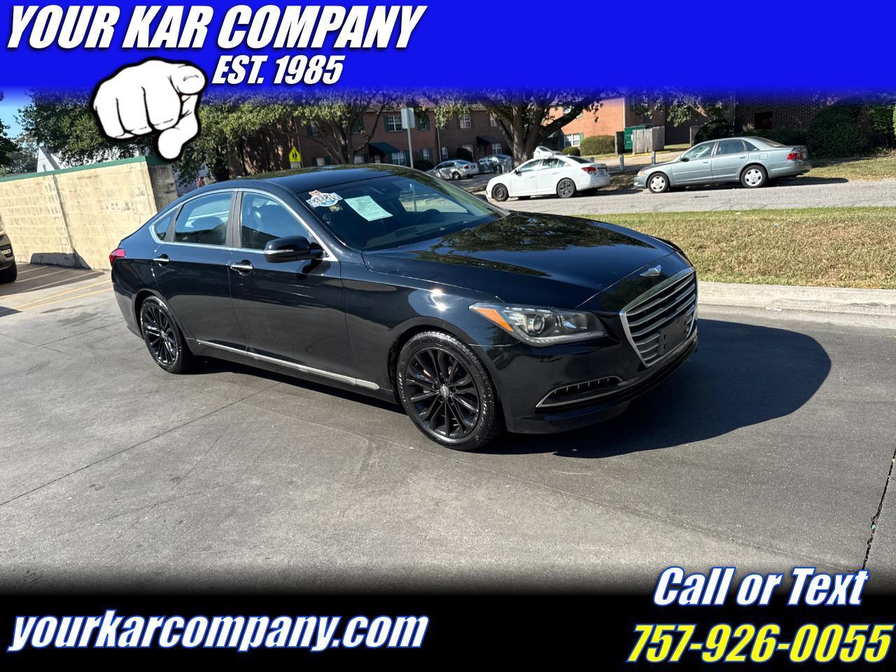 Hyundai Genesis 4dr Sdn V6 3.8L RWD 2015