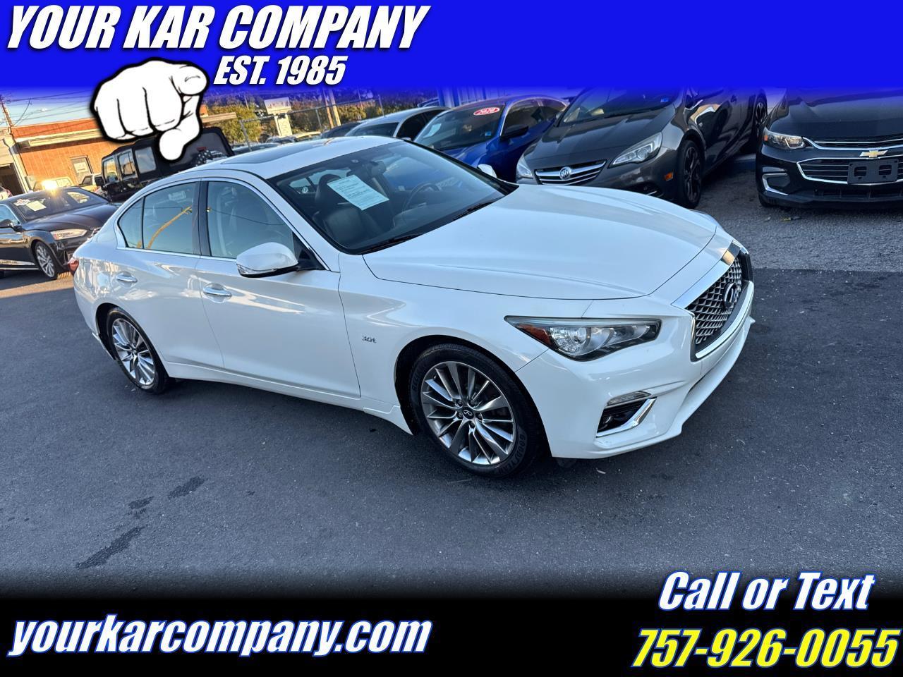 Infiniti Q50 3.0t LUXE AWD 2018