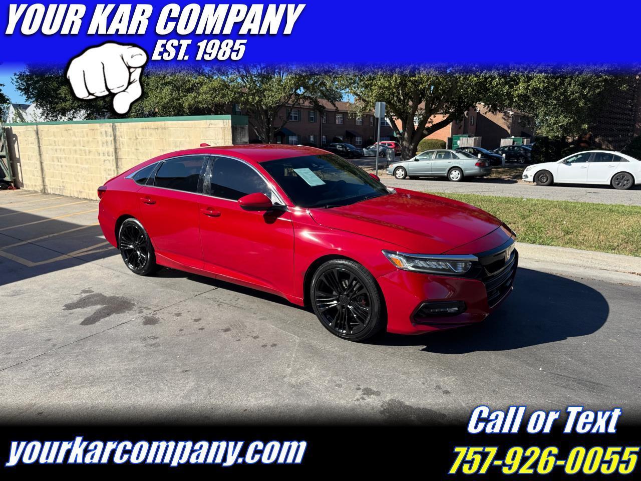 Honda Accord Sedan Sport 1.5T CVT 2019