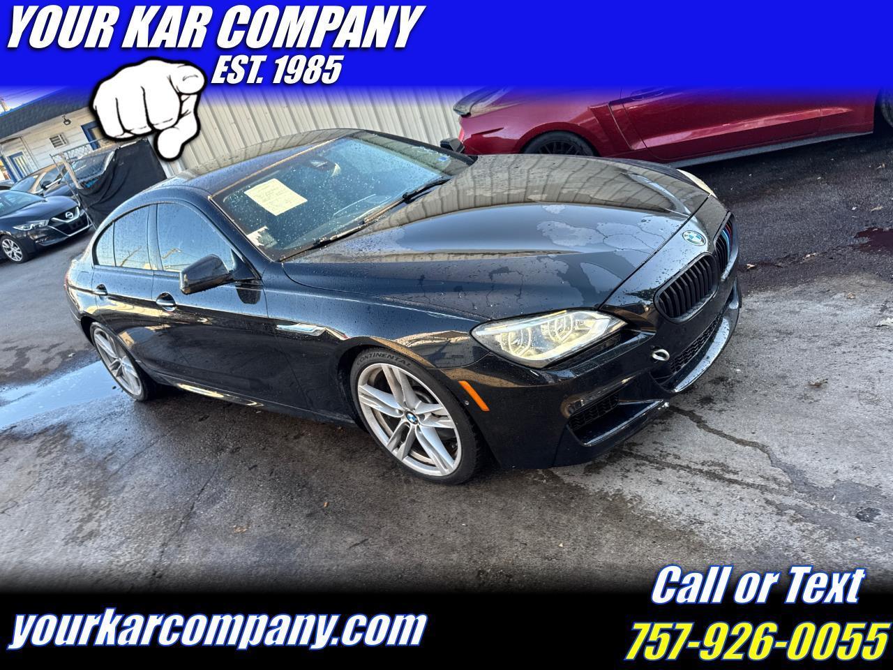 BMW 6 Series 4dr Sdn 650i RWD Gran Coupe 2015