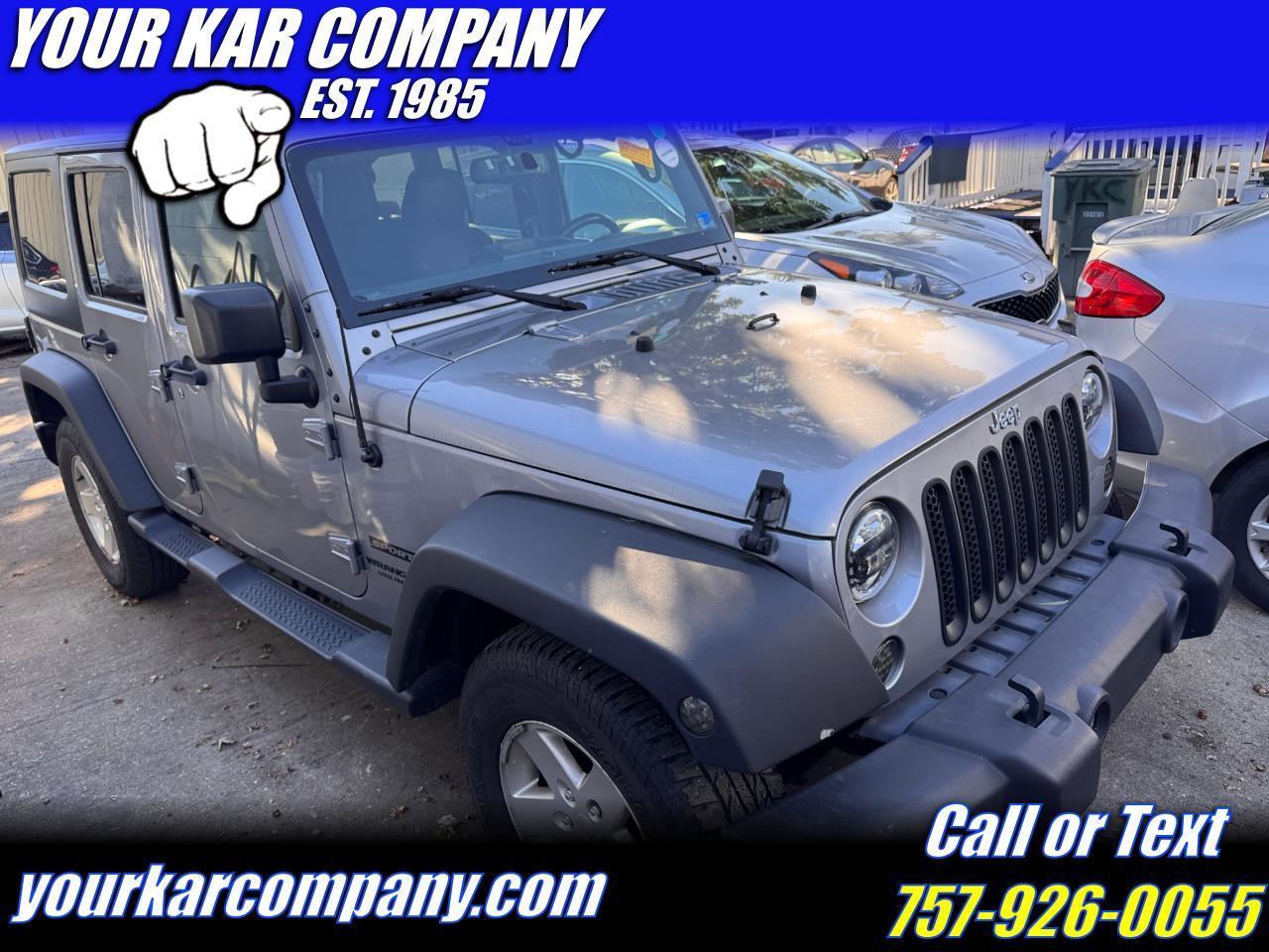 Jeep Wrangler Unlimited Sport 4x4 2017