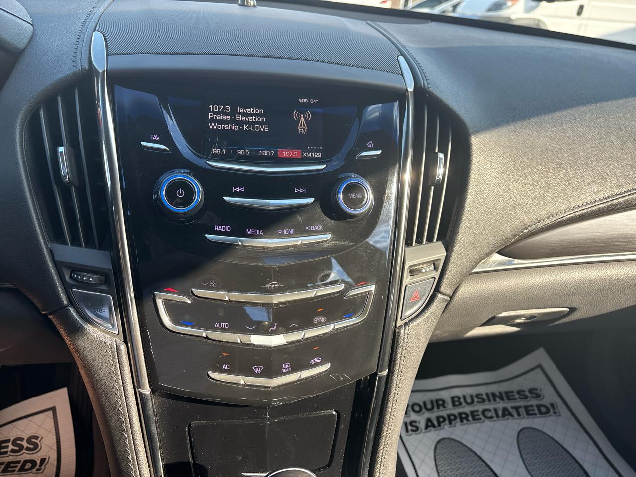 Cadillac ATS 4dr Sdn 2.5L RWD 2013