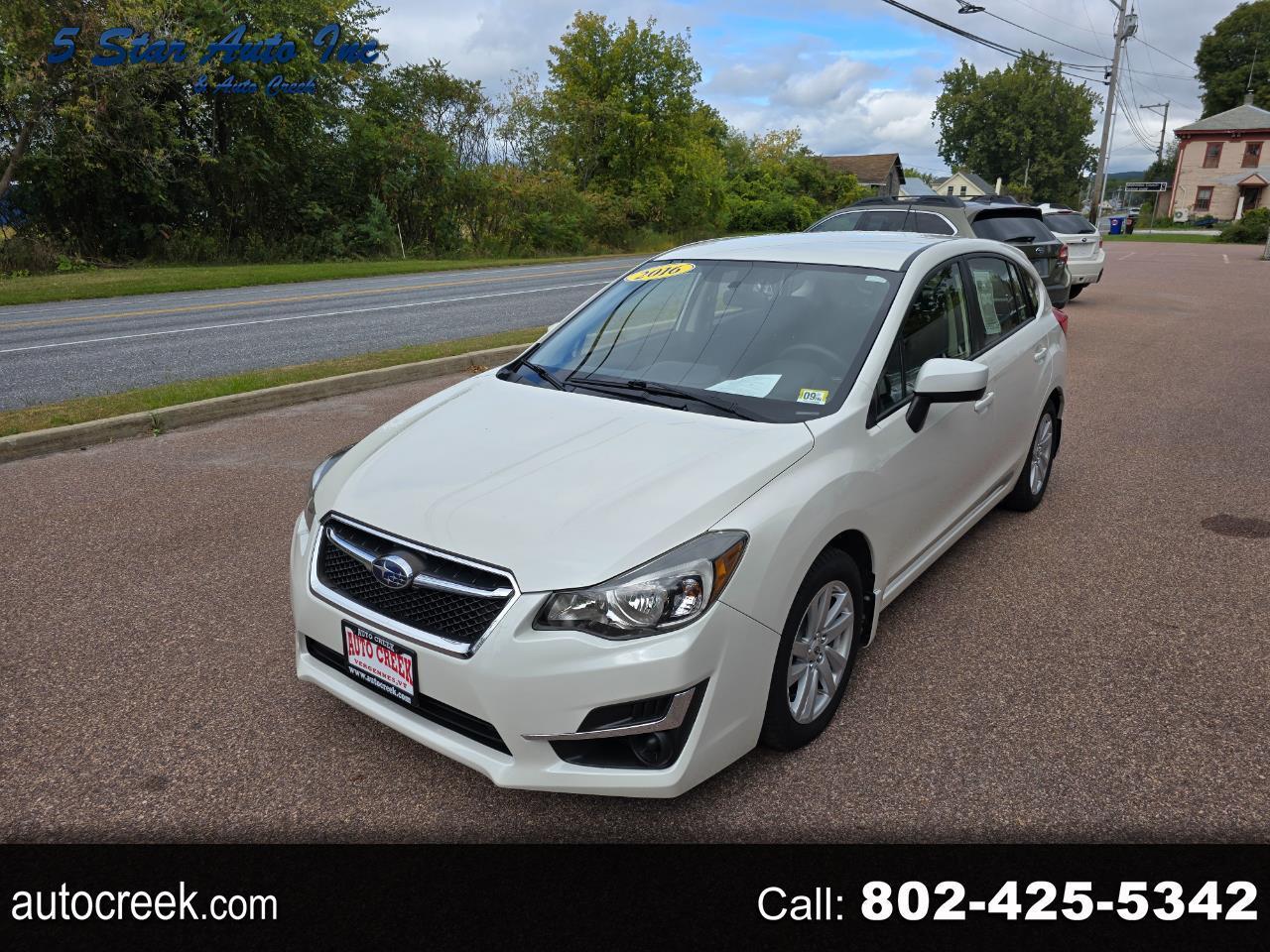Subaru Impreza 2.0i Premium PZEV 5-Door 2016