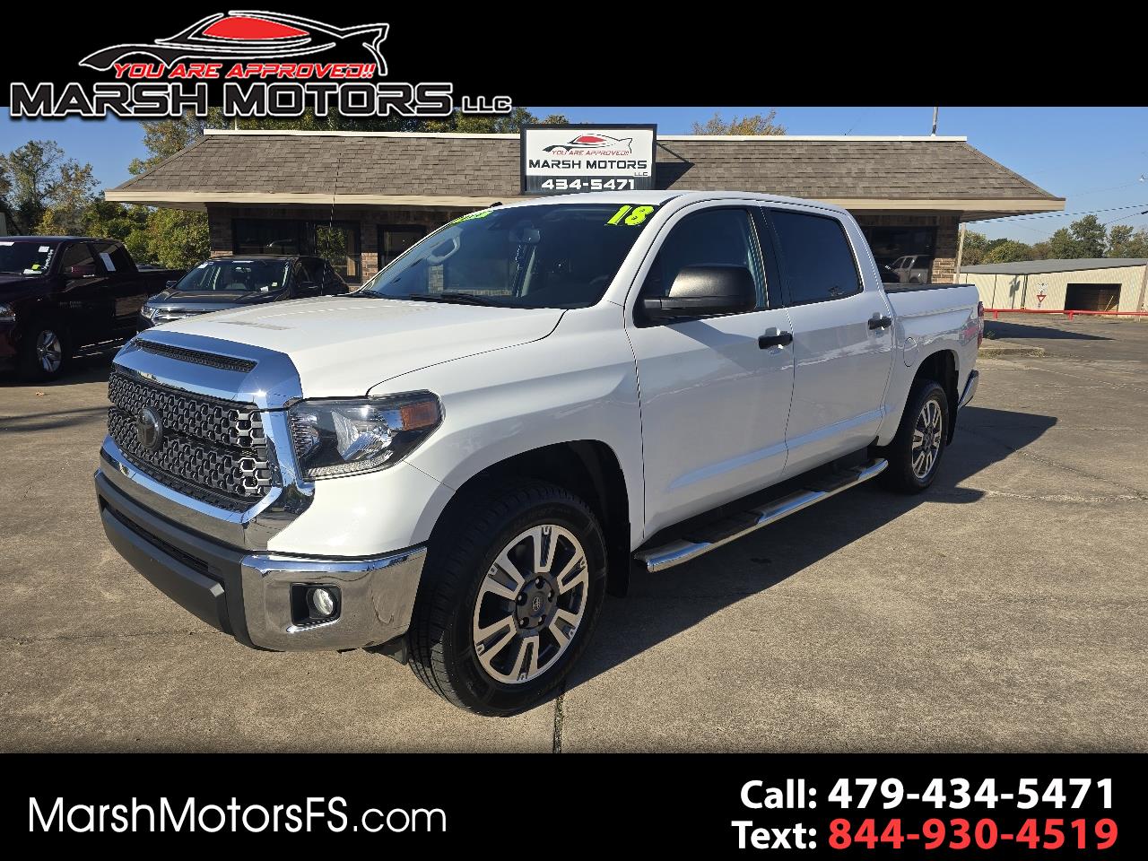 2018 Toyota Tundra 4WD SR5 CrewMax 5.5' Bed 5.7L FFV (Natl)