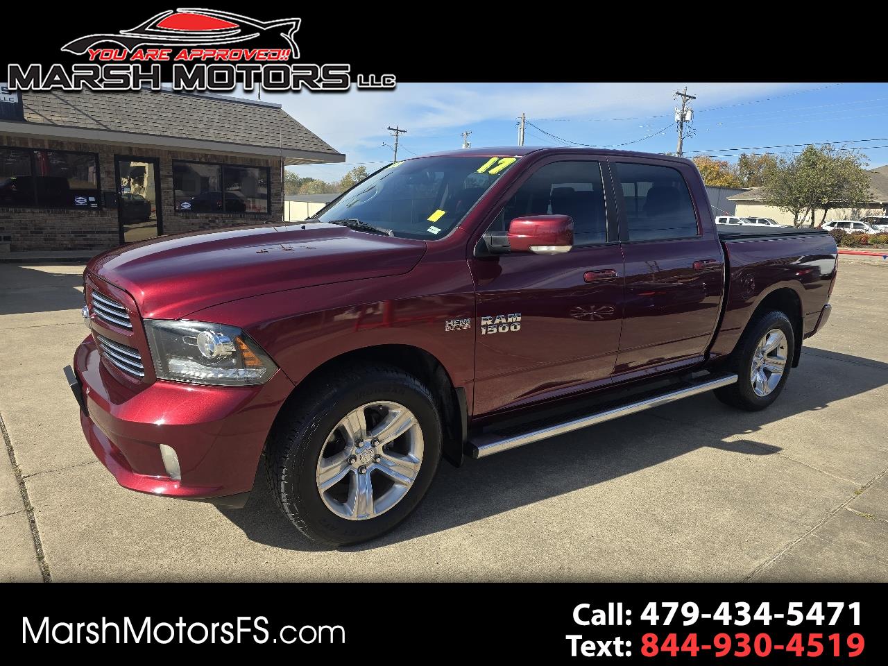 2017 RAM 1500 4WD Crew Cab 140.5" Sport