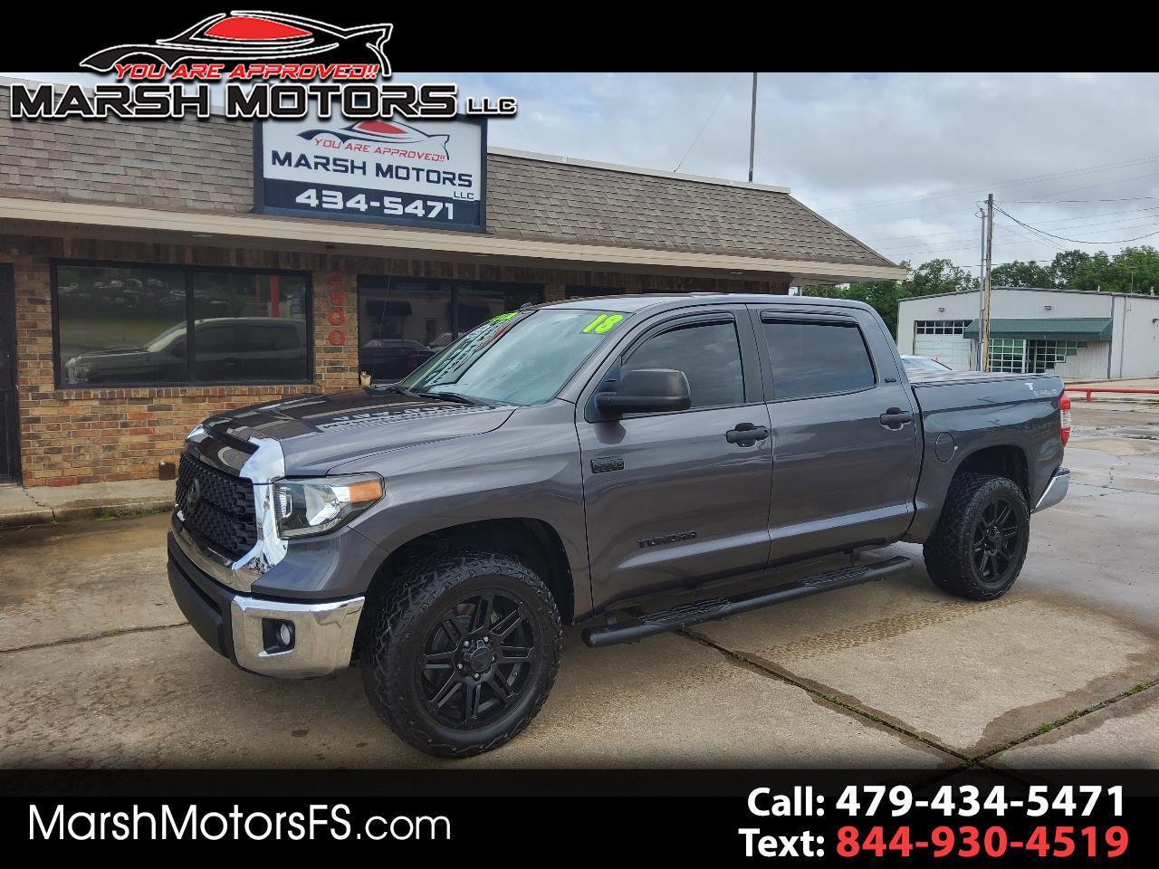 2018 Toyota Tundra 4WD SR5 CrewMax 5.5' Bed 5.7L FFV (Natl)