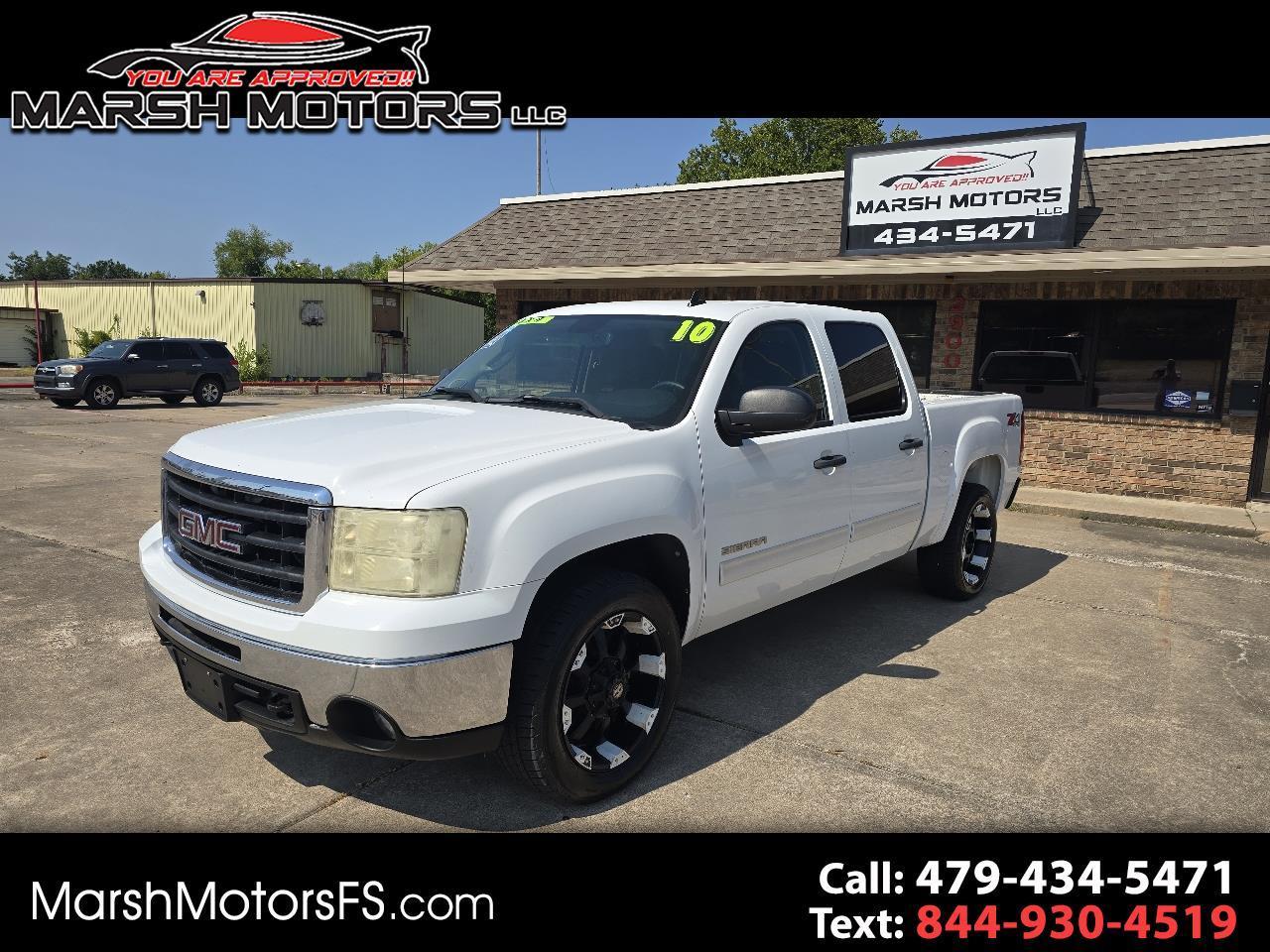 2010 GMC Sierra 1500 4WD Crew Cab 143.5" SLE