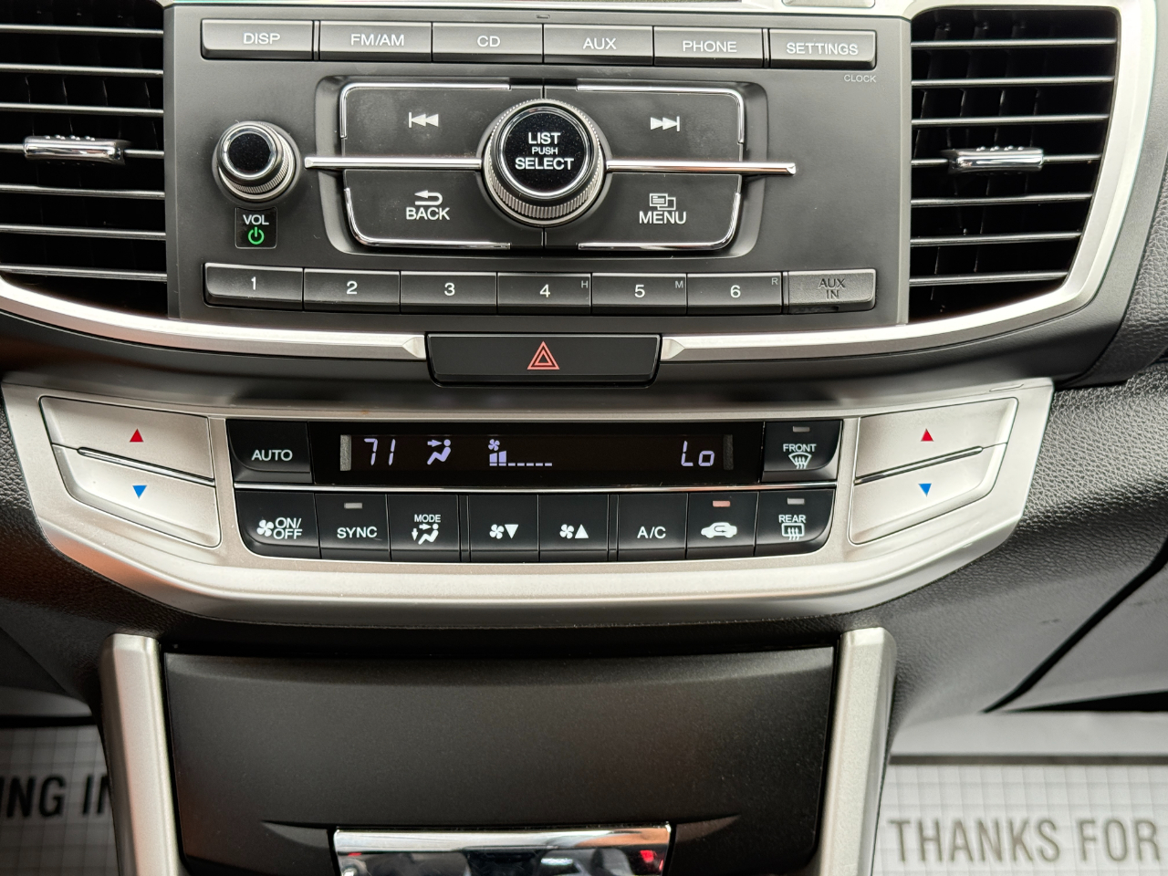 Honda Accord Sport Sedan CVT 2015 Honda Accord Sport Sedan CVT 2015