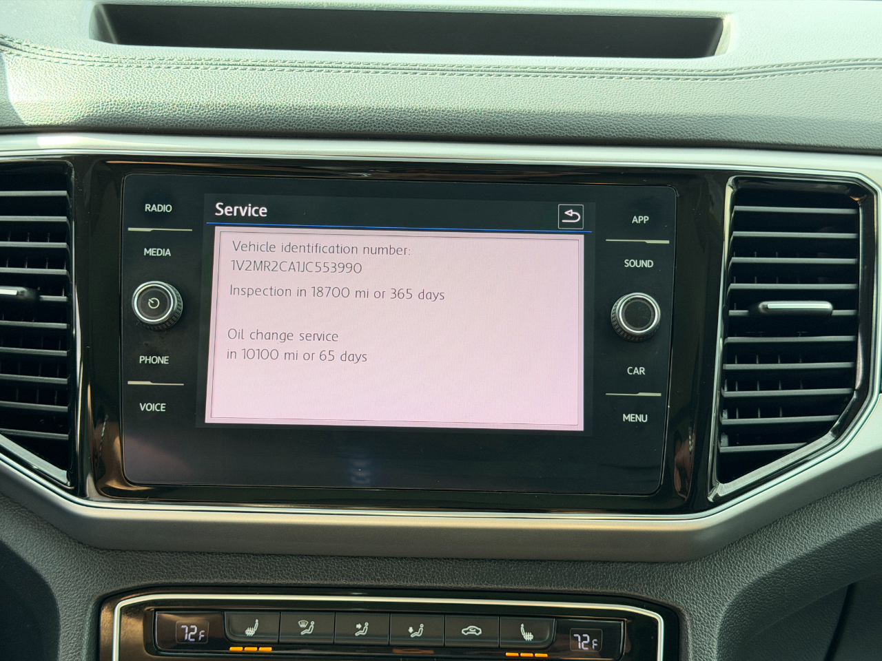 Volkswagen Atlas V6 SEL AWD 2018 Volkswagen Atlas V6 SEL AWD 2018