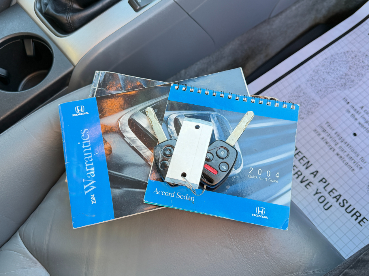 Honda Accord Sdn 4dr Sdn EX Manual w/Leather 2004