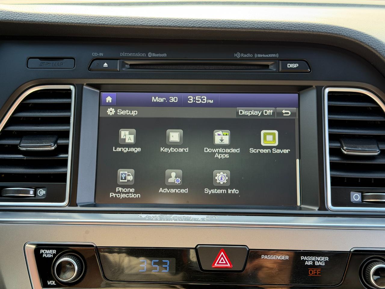 Hyundai Sonata 4dr Sdn 2.4L Sport PZEV 2015