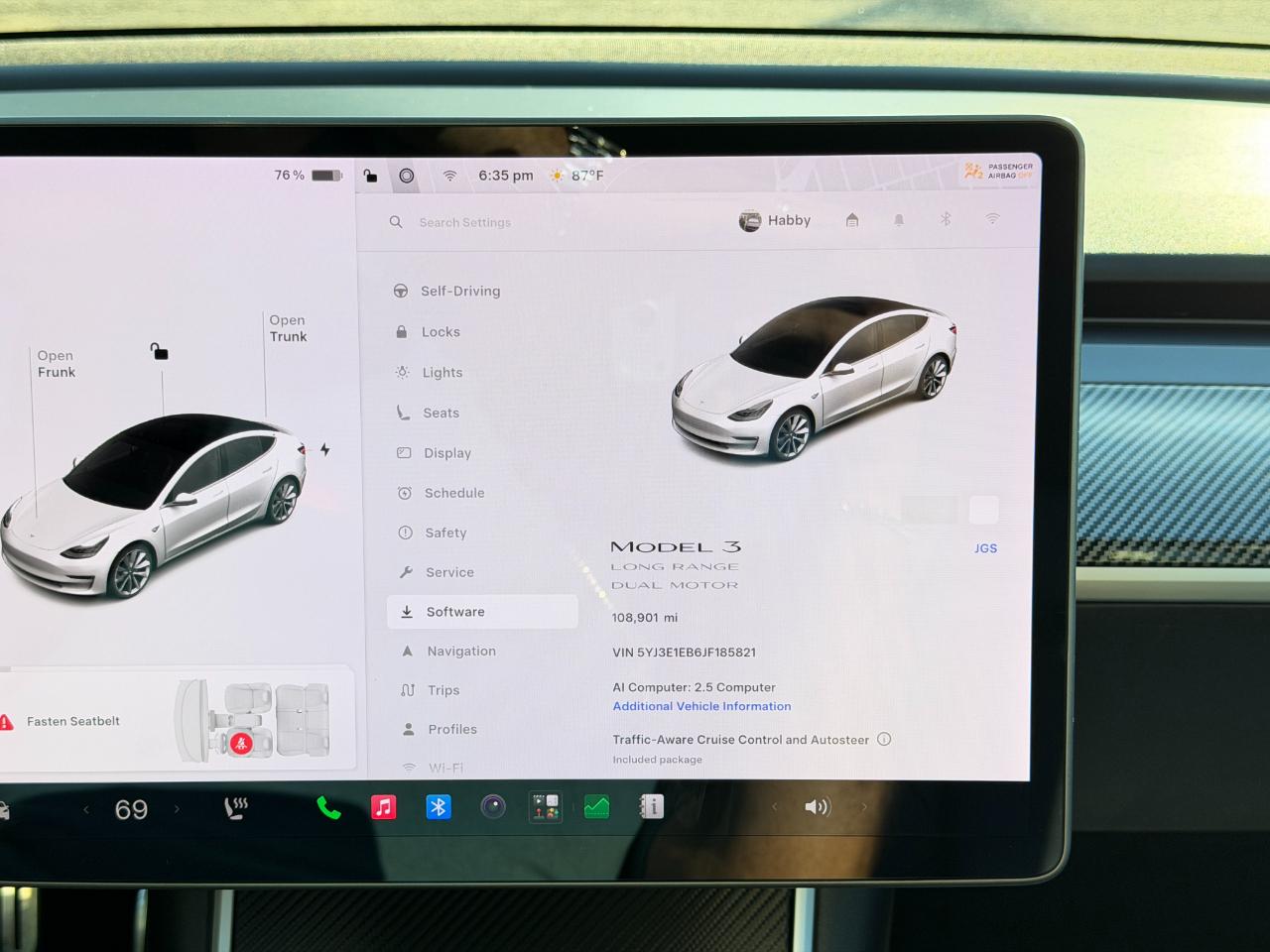 Tesla Model 3 Long Range Battery AWD 2018