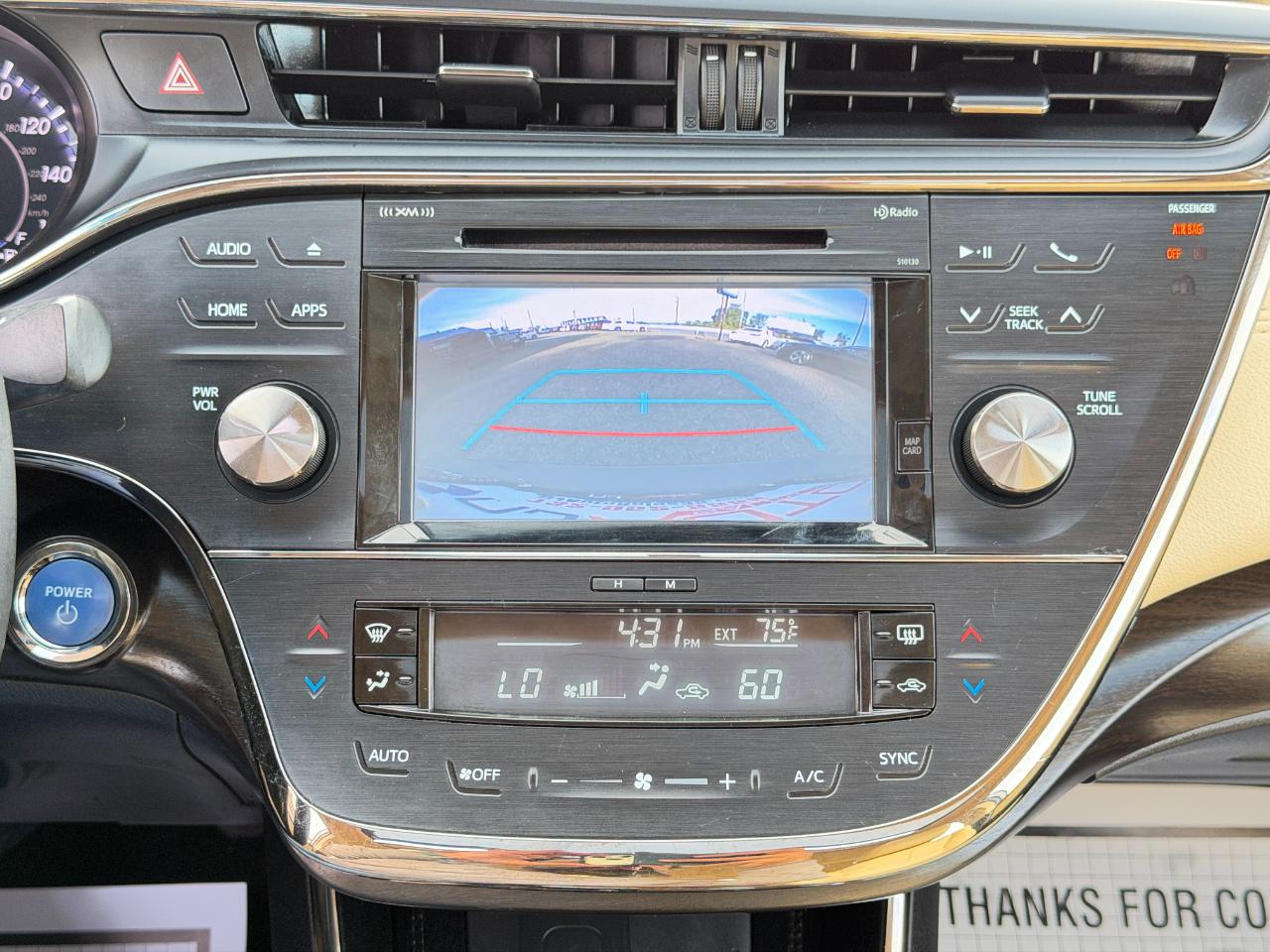 Toyota Avalon Hybrid 4dr Sdn XLE Premium (Natl) 2016