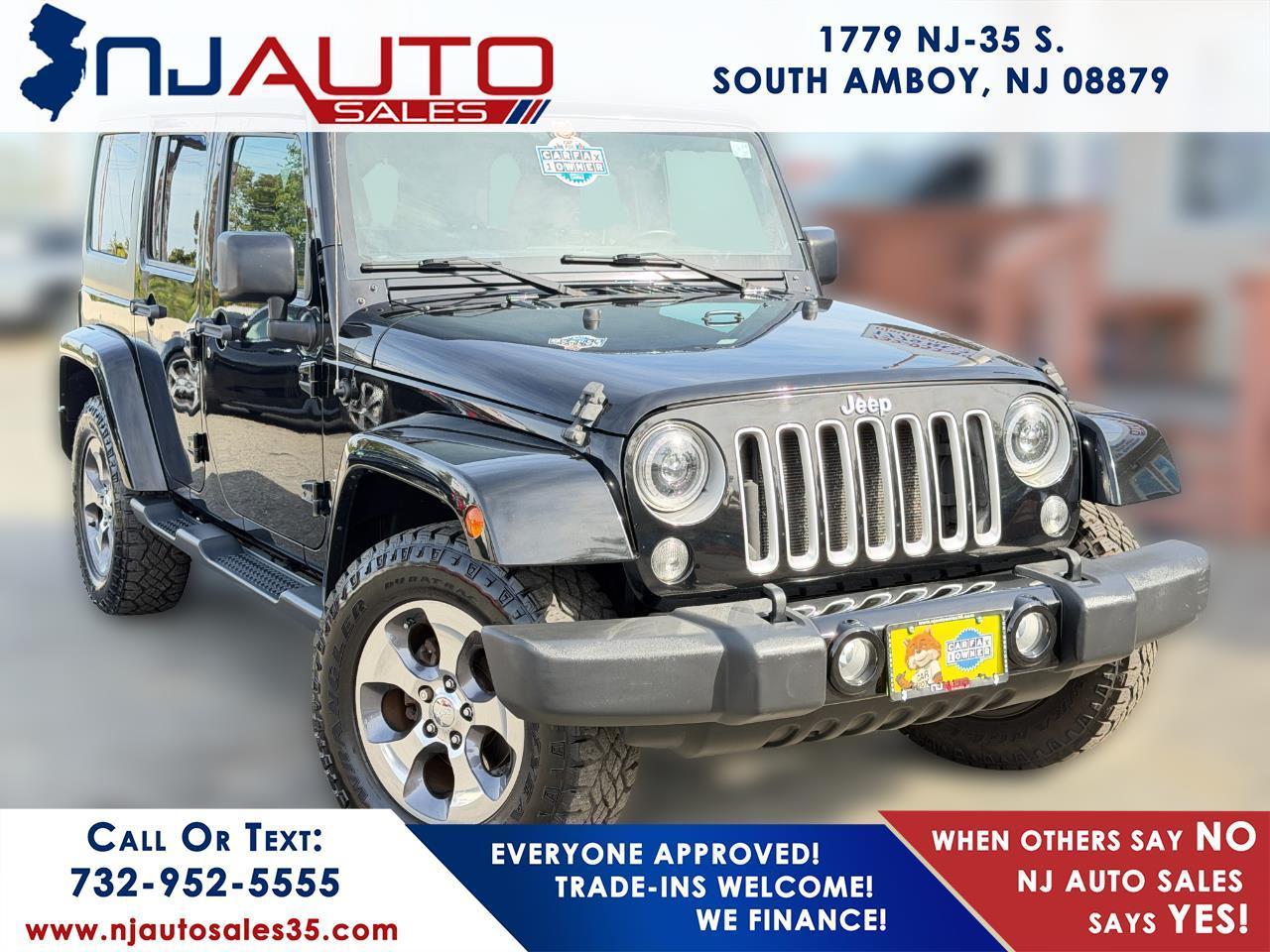 2016 Jeep Wrangler Unlimited 4WD 4dr Sahara