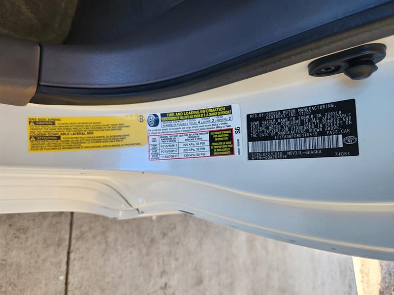 Toyota Camry Solara SLE 2D Convertible V6 2008