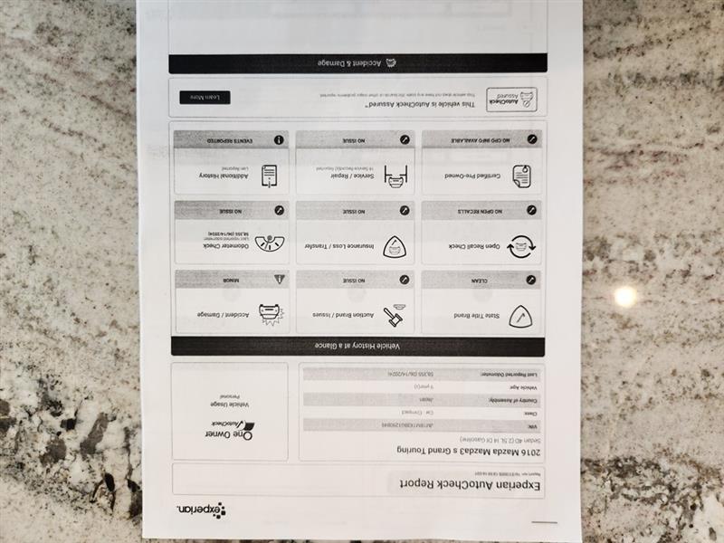 Mazda MAZDA3 s Grand Touring 2016