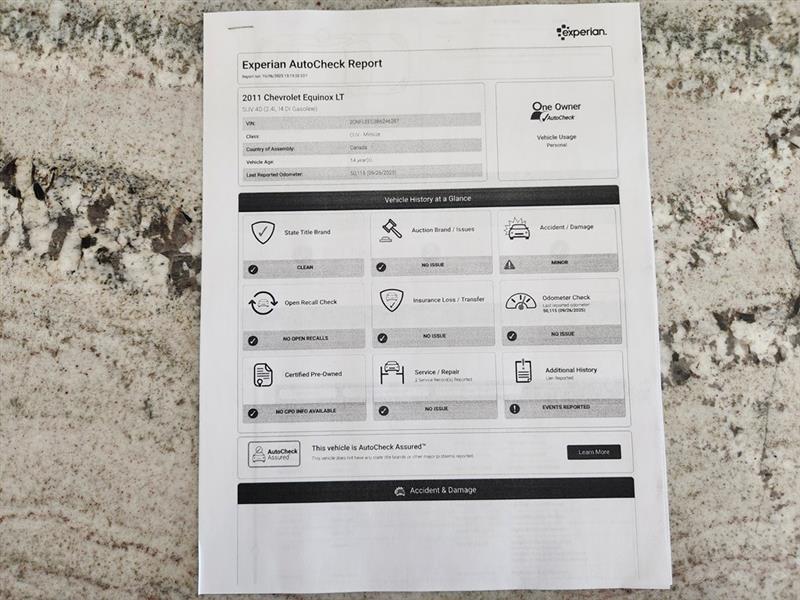 Chevrolet Equinox LT AWD 2011