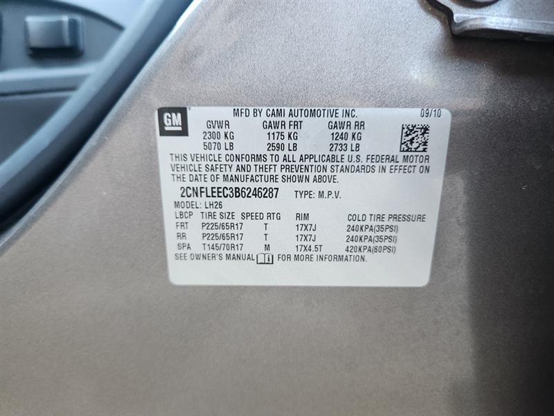 Chevrolet Equinox LT AWD 2011