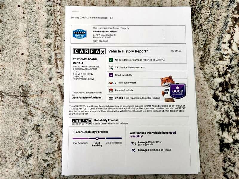 GMC Acadia Denali FWD 2017