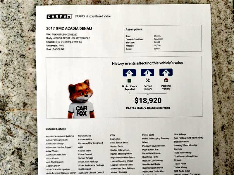 GMC Acadia Denali FWD 2017