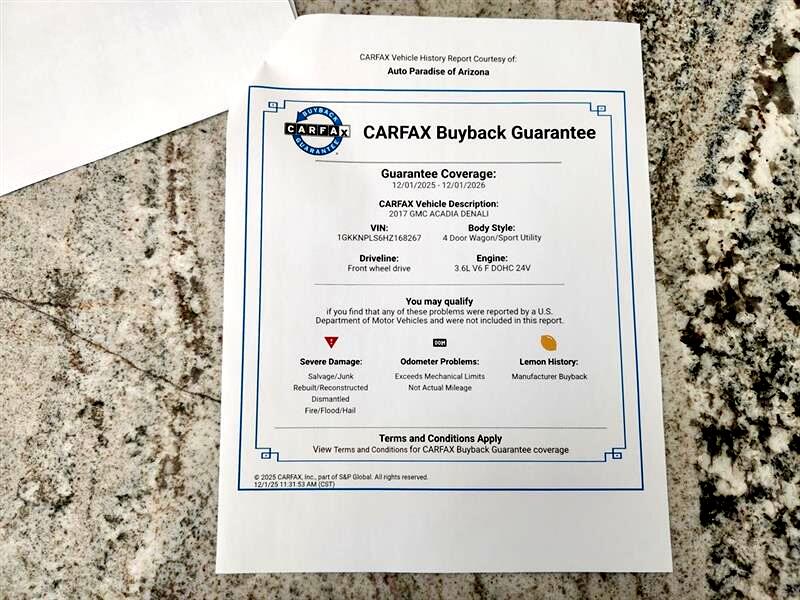 GMC Acadia Denali FWD 2017