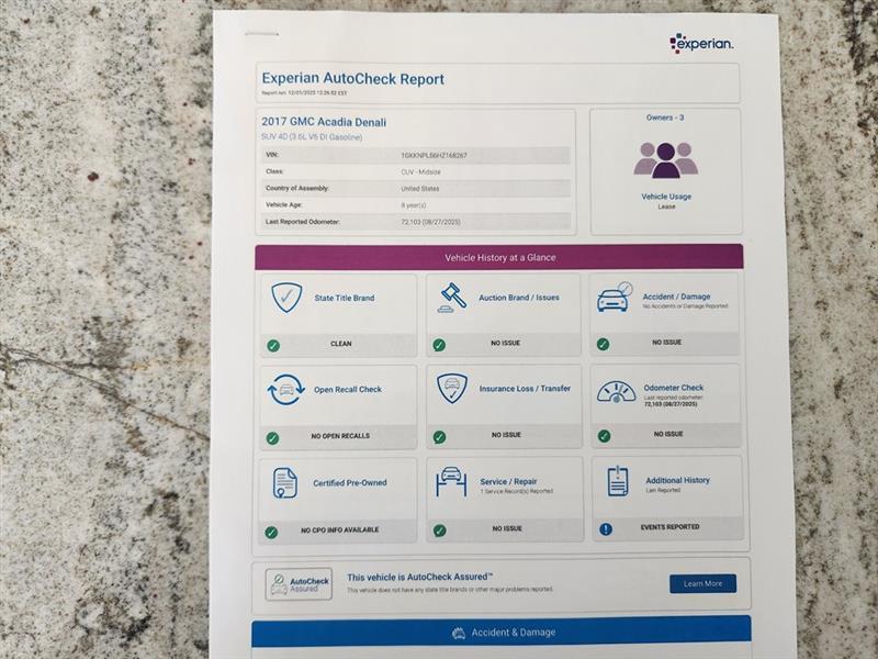 GMC Acadia Denali FWD 2017