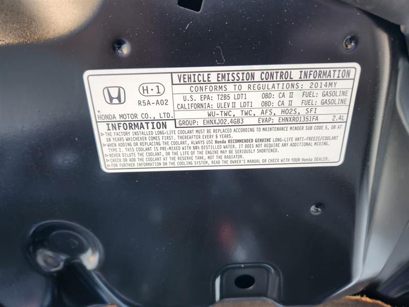 Honda CR-V EX-L 2WD 5-Speed AT 2014