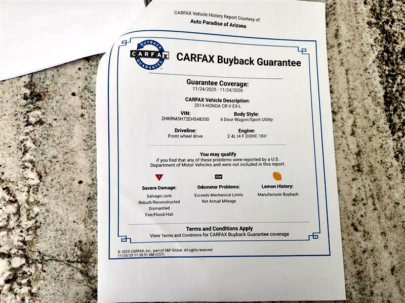 Honda CR-V EX-L 2WD 2014