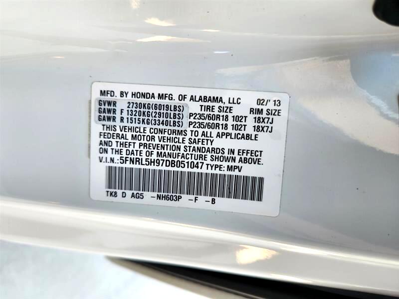 Honda Odyssey Touring 2013