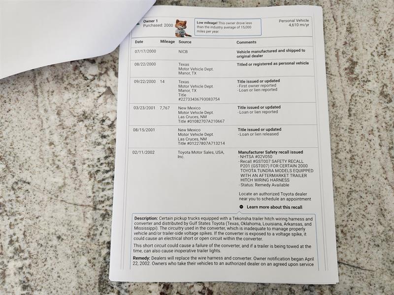 Toyota Tundra Limited Access Cab 2WD 2000