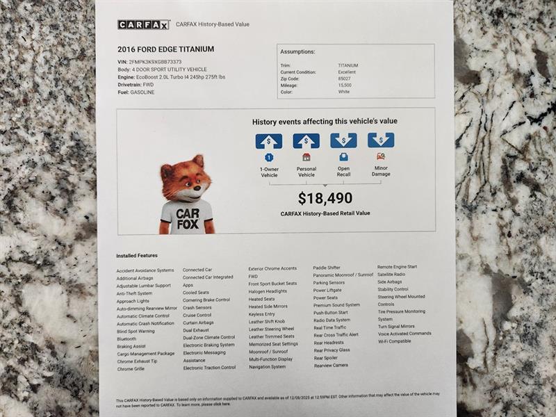 Ford Edge Titanium 2016
