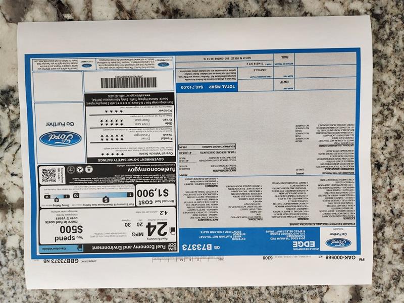 Ford Edge Titanium 2016