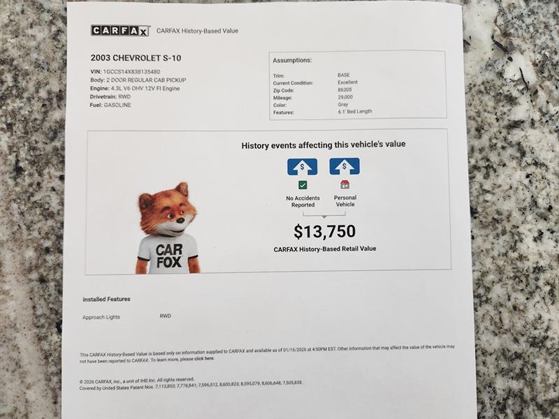 Chevrolet S10 Pickup 2WD LS 2003